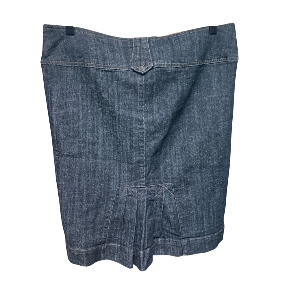 Boom Boom Jeans BBJ Denim Skirt Size L Dark Blue Excellent Y2K High Waist - Picture 2 of 6